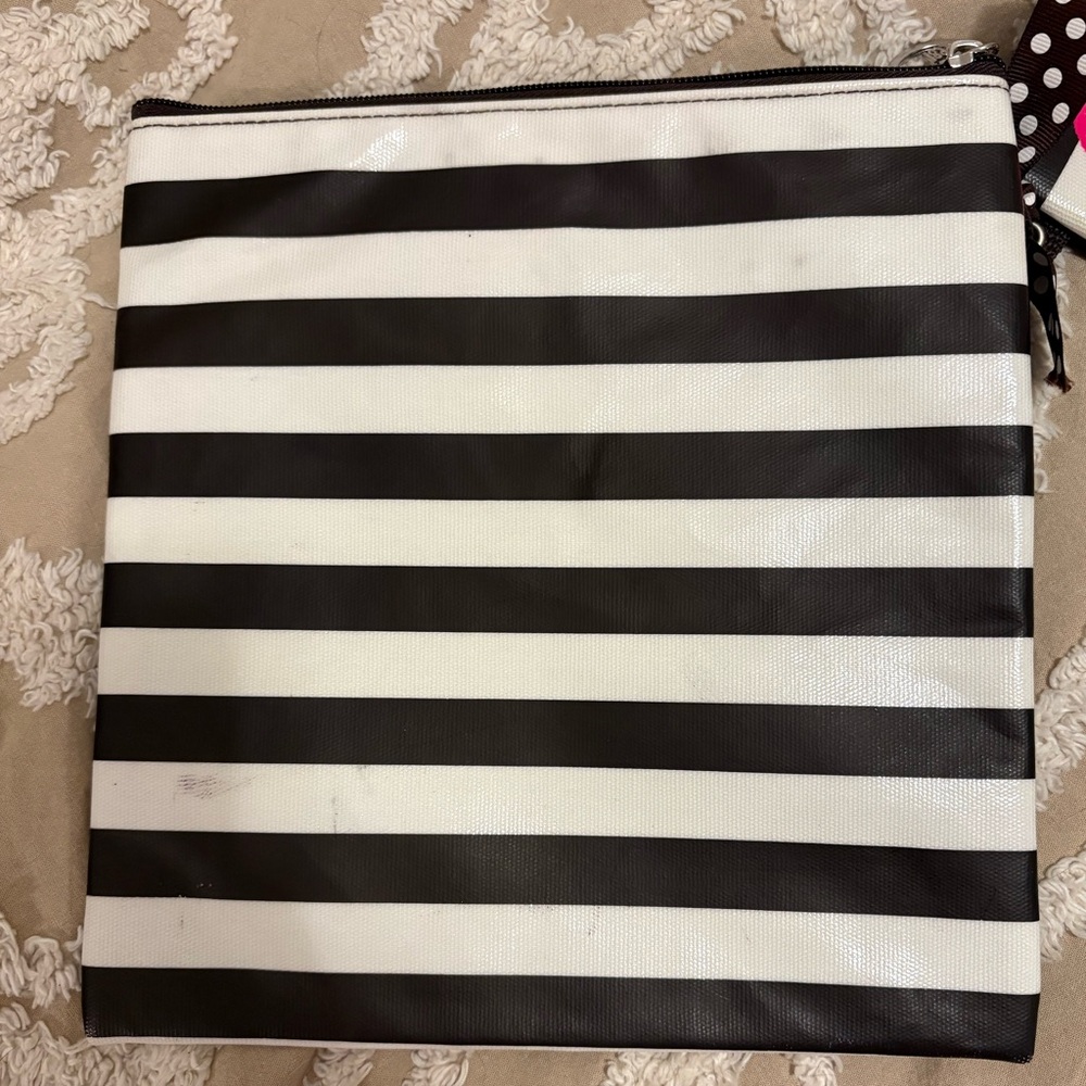 Henri Bendel Trio Neon Art Zip Pouches - Picture 5 of 13